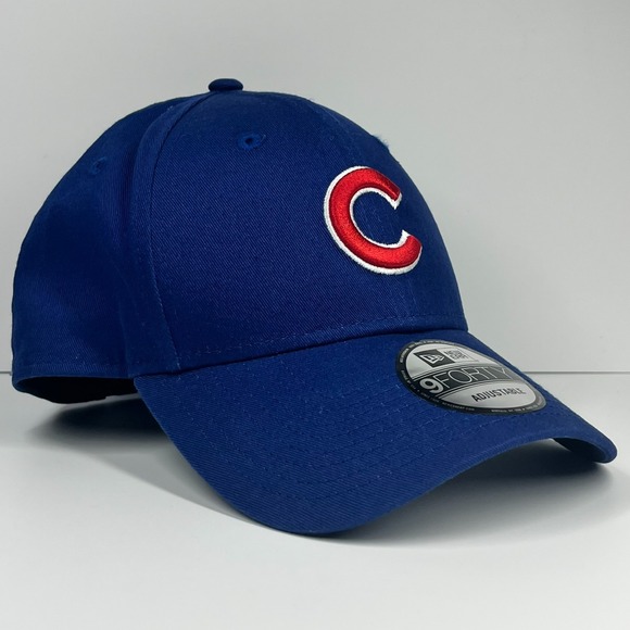 Chicago Cubs New Era 9Forty Baseball Hat Cap Adjustable Snapback Blue MLB - Picture 2 of 14